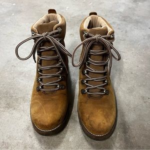 Kodiak Canada Women Fernie Wheat Hiking Leather Lace-up Boots size 8 NEW